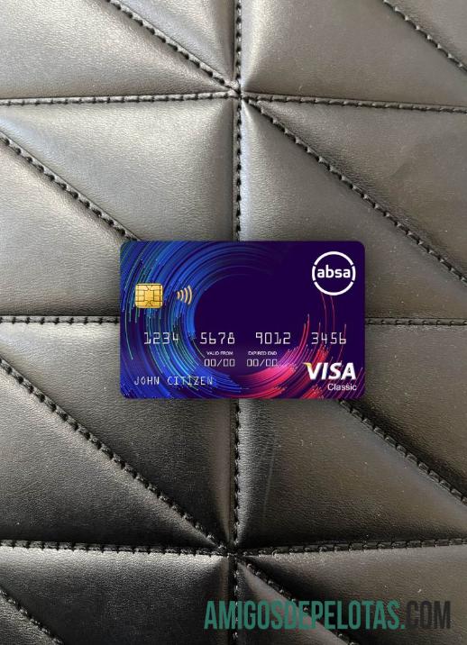 África do Sul ABSA Bank Visa Classic Card Photolook Frente amostra